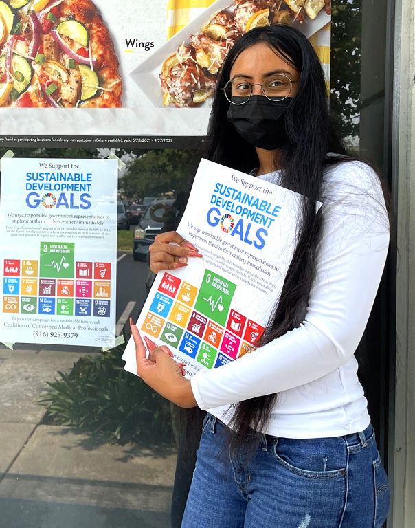 CCMP SDG poster campaign Sacramento